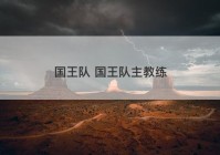 国王队 国王队主教练