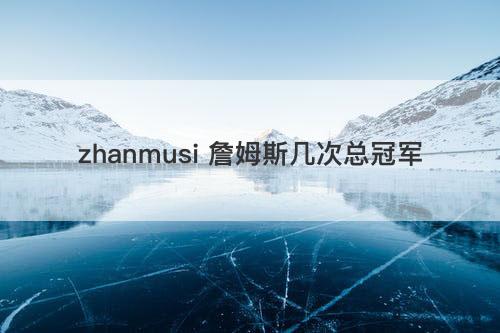 zhanmusi 詹姆斯几次总冠军